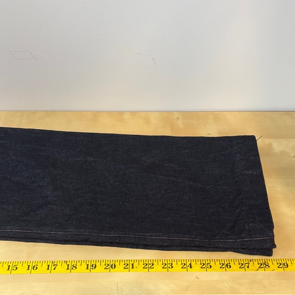 Mindful Wardrobe High-Rise Button-Fly Jeans Dark Indigo | Workwear Minimalist - Picture 12 of 14